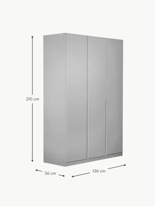 Drehtürenschrank Mia, 3-türig
