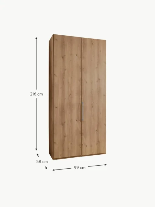Drehtürenschrank Monaco, 2-türig