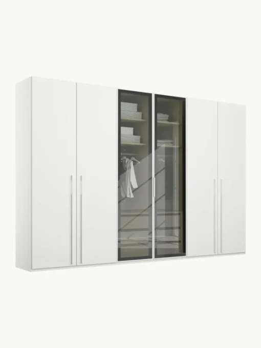 Drehtürenschrank Skat Shine mit beleuchteten Glastüren