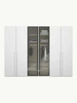 Drehtürenschrank Skat Shine mit beleuchteten Glastüren