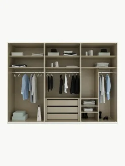 Drehtürenschrank Skat Shine mit beleuchteten Glastüren