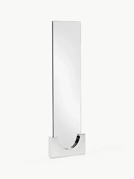 Eckiger Standspiegel Finn mit Metallfuß