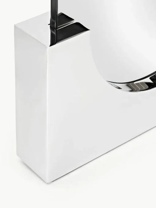 Eckiger Standspiegel Finn mit Metallfuß