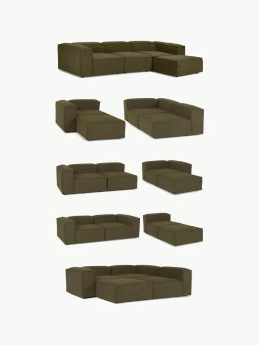 Eckmodul Lennon aus Bouclé