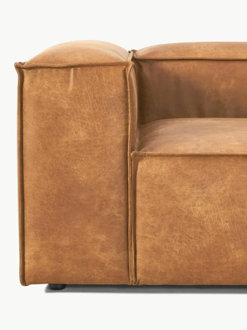 Eckmodul Lennon aus recyceltem Leder