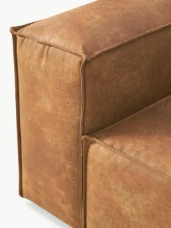 Eckmodul Lennon aus recyceltem Leder
