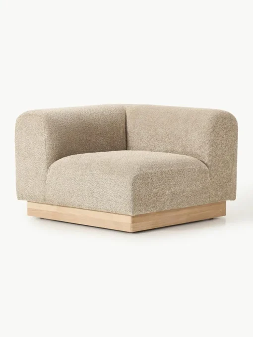 Eckmodul Natalie aus Teddy-Bouclé