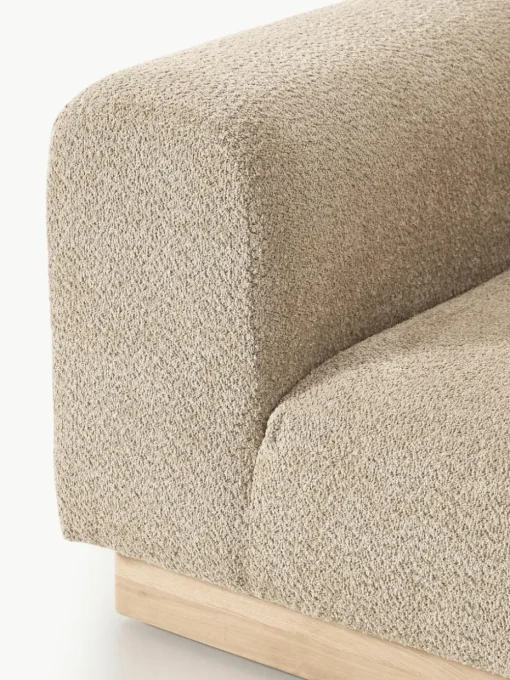 Eckmodul Natalie aus Teddy-Bouclé