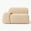 Eckmodul Wolke aus Bouclé