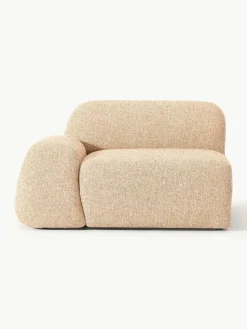 Eckmodul Wolke aus Bouclé