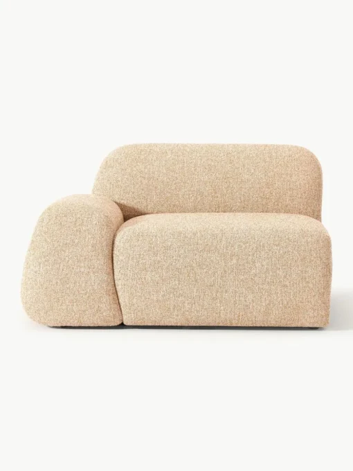 Eckmodul Wolke aus Bouclé