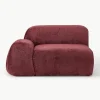 Eckmodul Wolke aus Teddy-Bouclé