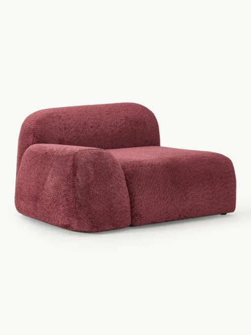 Eckmodul Wolke aus Teddy-Bouclé