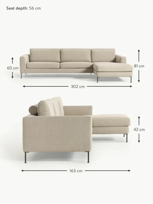Ecksofa Cucita (4-Sitzer)