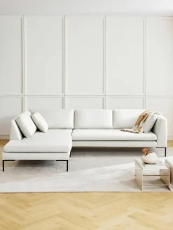 Ecksofa Emma mit Metall-Füßen