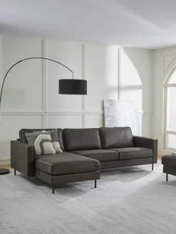 Ecksofa Hunter aus recyceltem Leder