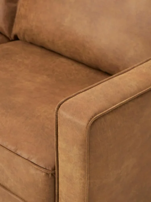 Ecksofa Hunter aus recyceltem Leder