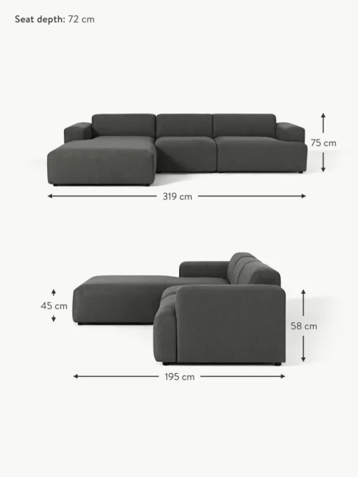 Ecksofa Melva (4-Sitzer)