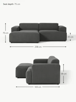 Ecksofa Melva (3-Sitzer)