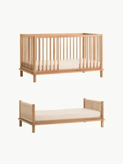 Eichenholz-Babybett Latitude mit Erweiterung zum Kinderbett, 70 x 140 cm