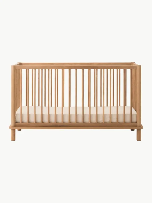 Eichenholz-Babybett Latitude mit Erweiterung zum Kinderbett, 70 x 140 cm
