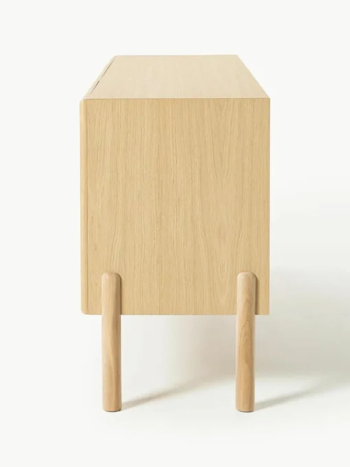 Eichenholz-Sideboard Jolie mit Wiener Geflecht