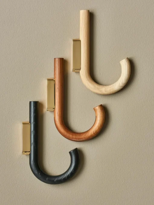 Eichenholz-Wandhaken Umbrella, in verschiedenen Größen