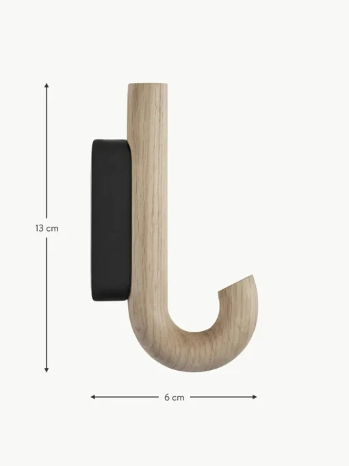 Eichenholz-Wandhaken Umbrella, in verschiedenen Größen