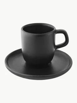 Espressotassen Nordic Kitchen mit Untertassen, 4 Stück
