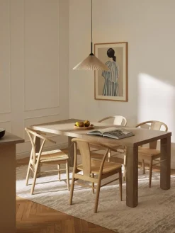 Esstisch Carl in Marmor-Optik, 180 x 90 cm