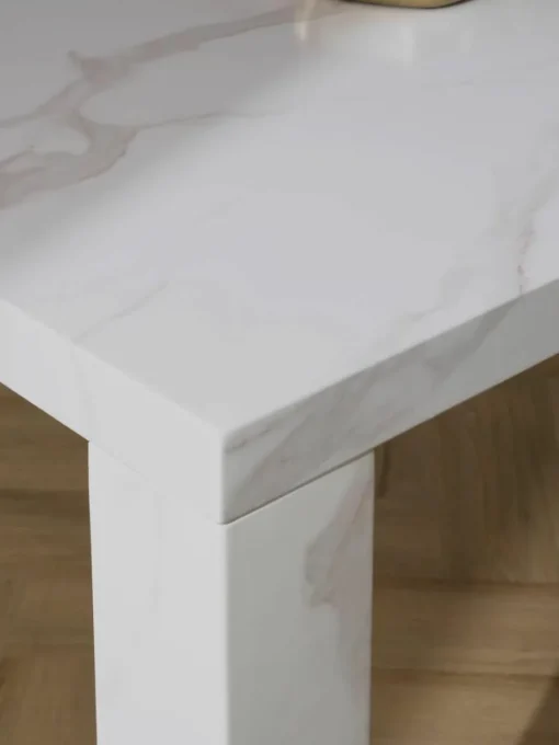 Esstisch Carl in Marmor-Optik, 180 x 90 cm