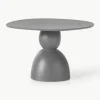 Esstisch Sahra in organischer Form, Ø 116 cm