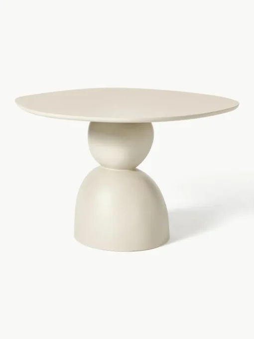 Esstisch Sahra in organischer Form, Ø 116 cm
