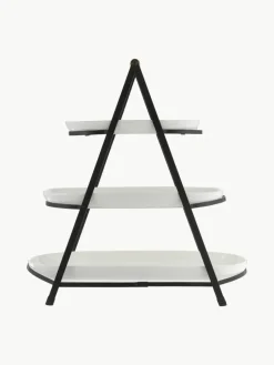 Etagere Tower mit abnehmbaren Ablageflächen aus Porzellan
