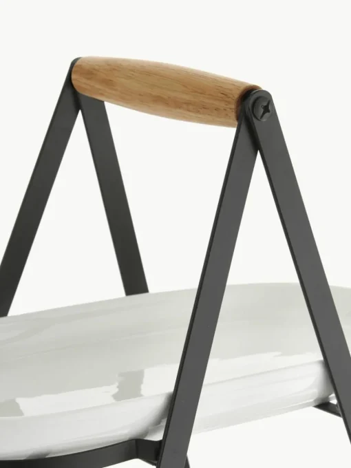 Etagere Tower mit abnehmbaren Ablageflächen aus Porzellan