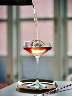 Filigrane Kristall-Champagnerschalen Aria, 6 Stück