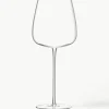 Filigrane mundgeblasene Rotweingläser Wine Culture, 2 Stück
