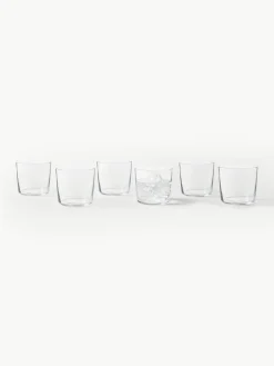 Filigrane Wassergläser Gio, 6 Stück