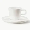 Fine Bone China Tassen Oco mit Untertassen, 6 Stück