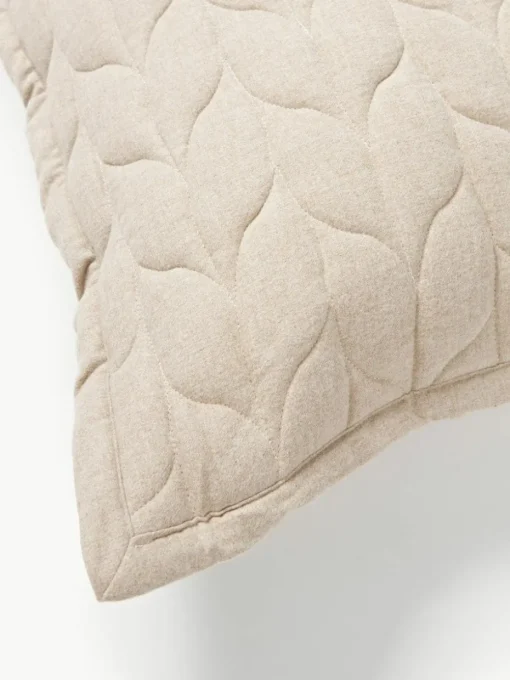 Flanell-Kissen Selby mit Strukturmuster