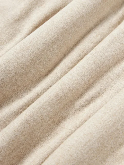 Flanell-Kissen Selby mit Strukturmuster