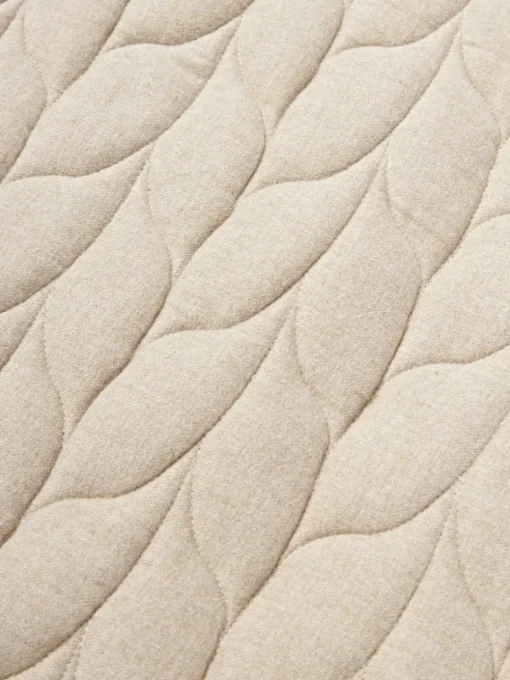 Flanell-Kissen Selby mit Strukturmuster