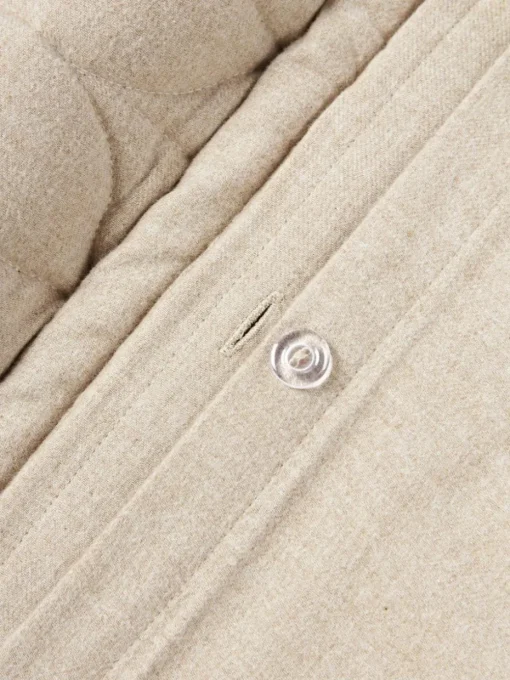 Flanell-Kissen Selby mit Strukturmuster