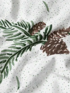 Flanell-Kopfkissenbezug Pinecone