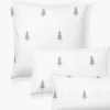 Flanell-Kopfkissenbezug X-mas Tree mit weihnachtlichem Motiv