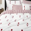 Flanell-Wendebettdeckenbezug Noan mit Nussknackermotiv
