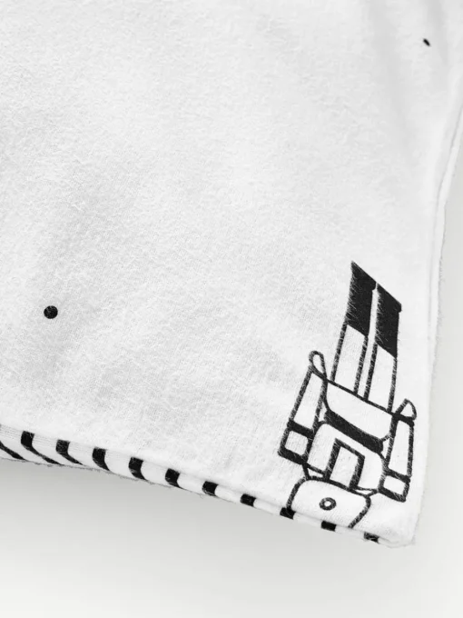 Flanell-Wendekopfkissenbezug Noan mit Nussknackermotiv