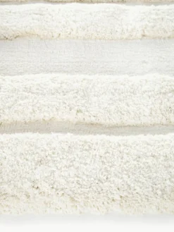 Flauschiger Hochflor-Läufer Genève mit erhabener Hoch-Tief-Struktur