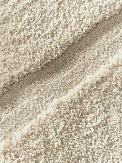 Flauschiger Hochflor-Läufer Jade mit erhabener Hoch-Tief-Struktur