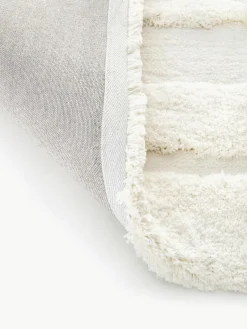 Flauschiger Hochflor-Läufer Genève mit erhabener Hoch-Tief-Struktur